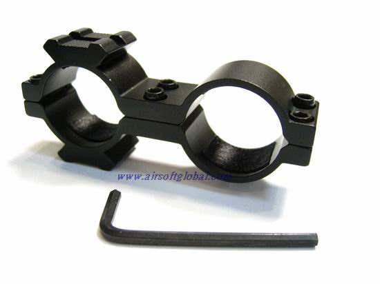 Armyforce Barrel Flashlight Mount With Side Rail - Click Image to Close