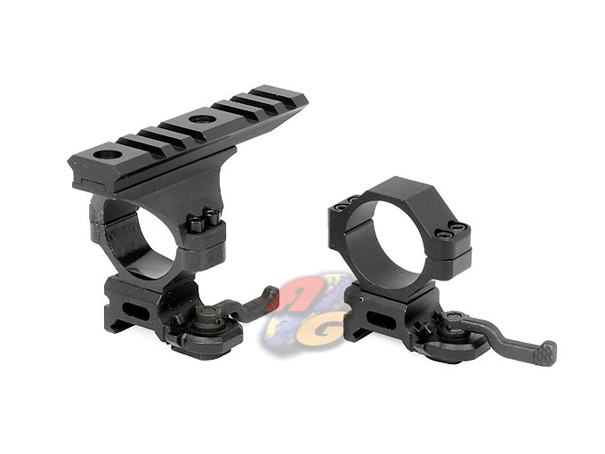 AG-K QD 30mm Mount Ring With Upper Rail Set - Click Image to Close