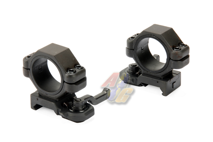 AG-K 25/30mm QD Scope Low Mount Ring Set - Click Image to Close