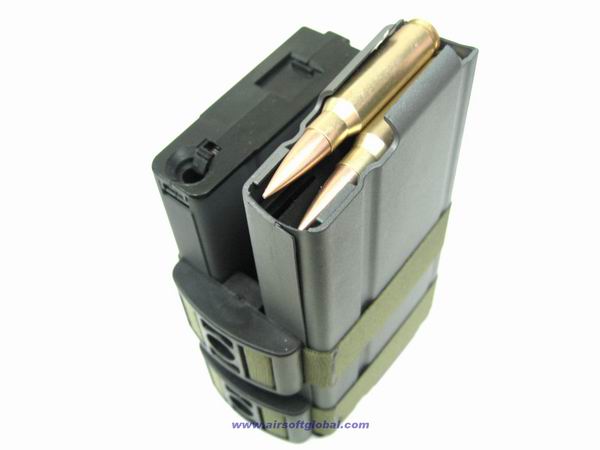 --Out of Stock--Battle Axe M14 1000 Rounds Electric Double Magazine( Button ) - Click Image to Close