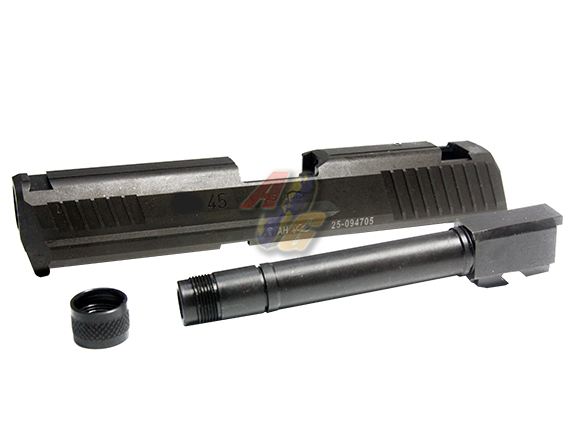 --Out of Stock--RA-Tech KSC/ KWA HK.45 CNC Steel Slide and Outer Barrel 16MM CW ( 2015 ) - Click Image to Close