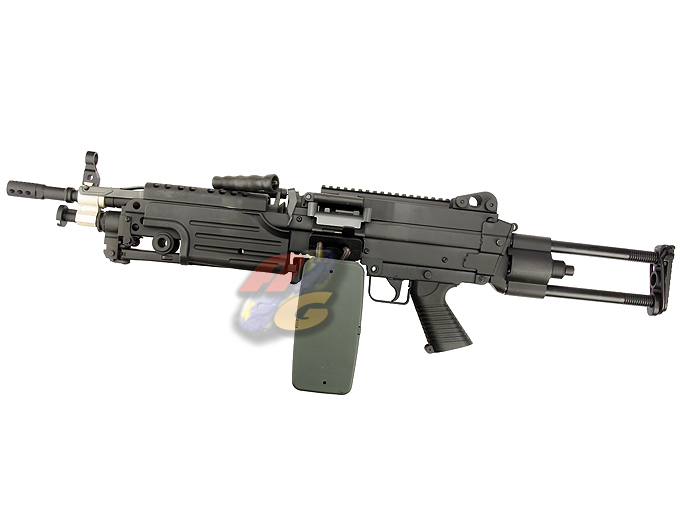 --Out of Stock--A&K M249 PARA Light Machine AEG ( Black ) - Click Image to Close