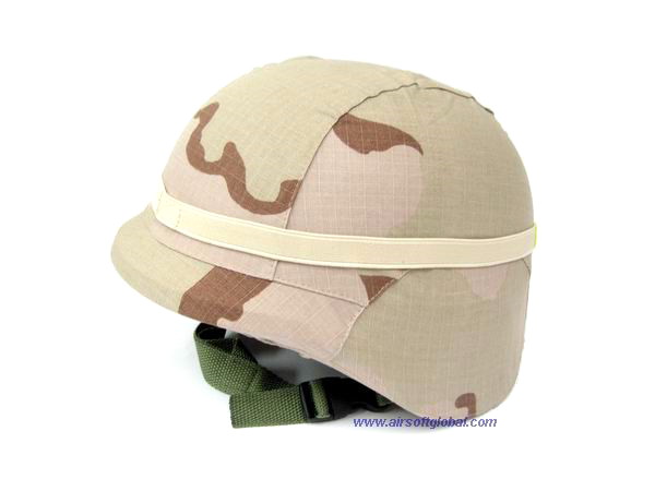 --Out of Stock--AOL Combat Helmet Set W/ Cover ( Desert Camo ,C ) - Click Image to Close