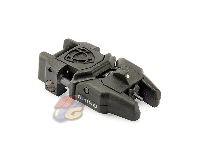 APS RHINO High Low Folding Sight (Front, BK) - Click Image to Close