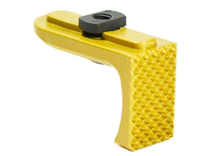 APS Dynamics Hand Stop For M-Lok Rail System ( Type B, Gold ) - Click Image to Close
