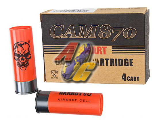 APS XPower CAM Co2 Cartridge Shell For CAM870 MKI or MKIII Shotgun ( 4 Pcs/ Set ) - Click Image to Close
