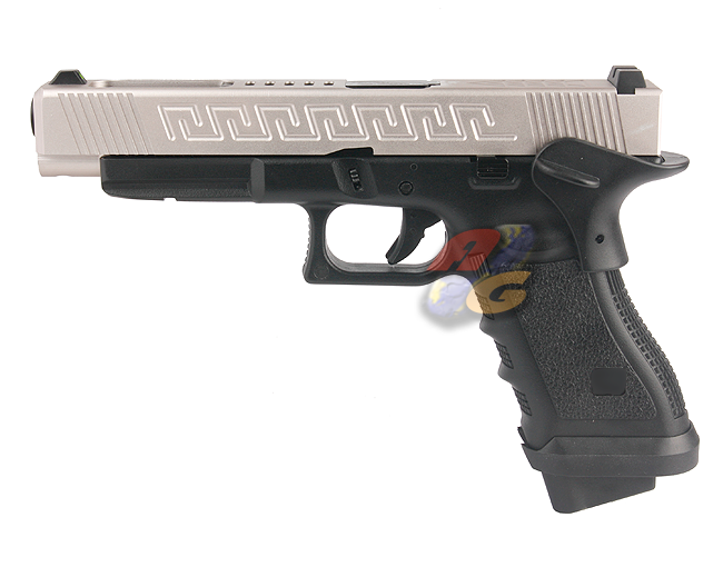 --Out of Stock--Army CNC Metal Slide H34 J Style GBB Pistol ( Powder Silver ) - Click Image to Close