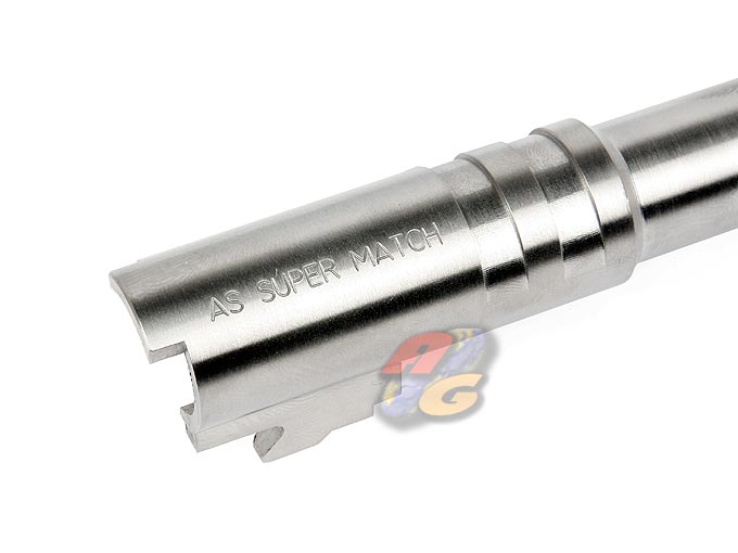 --Out of Stock--Airsoft Surgeon Super Match Stainless Steel One Piece Outer Barrel For Marui Hi-Capa 5.1/ M1911 (Ver. 2) - Click Image to Close