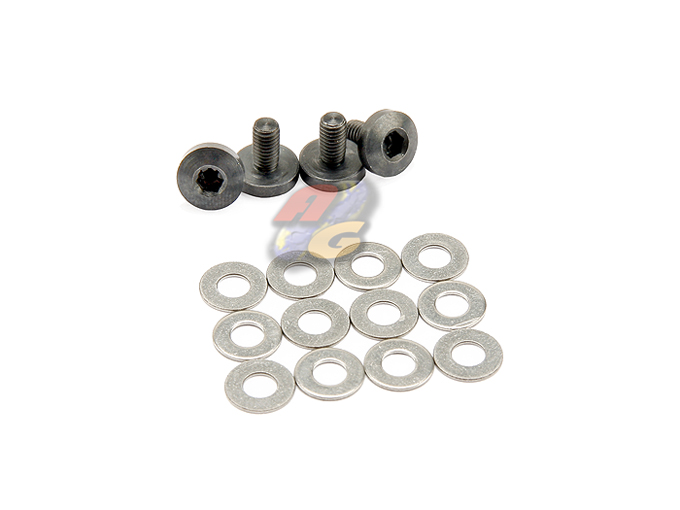 --Out of Stock--Airsoft Surgeon Stainless Steel Hexagon Screw Set For Marui 1911 (BK) - Click Image to Close