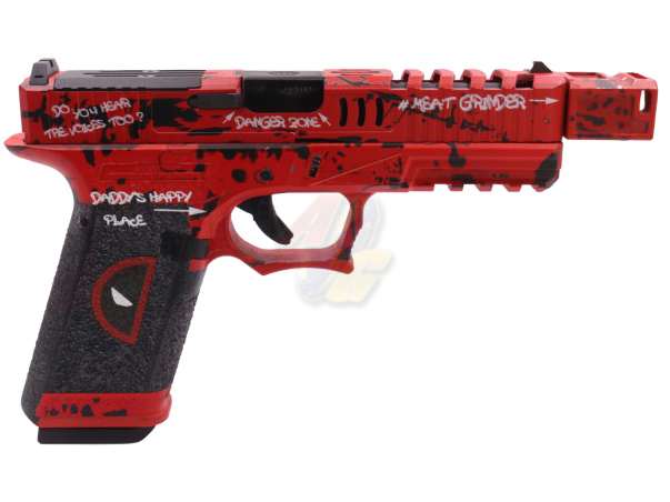 Armorer Works VX7212 Deadpool 17 GBB Pistol with RMR Cut - Click Image to Close