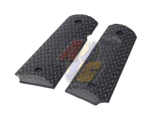 Armorer Works 1911 GRIP For AW/ WE 1911 Series GBB ( Black ) - Click Image to Close