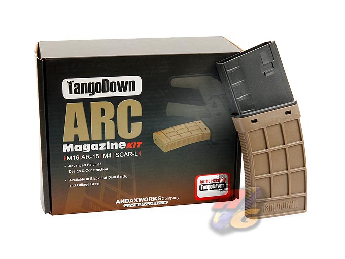Andax Tango Down ARC Magazine Shell Box Set For WE M4 Magazine ( DE, 6 Pcs ) * - Click Image to Close