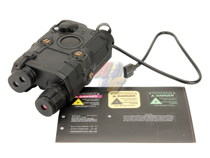 Battle Axe AN/ PEQ 15 Red Laser Sight ( BK ) - Click Image to Close