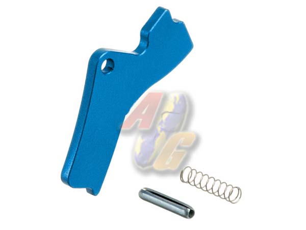 --Out of Stock--Bomber AP-Style Trigger For Tokyo Marui/ WE/ VFC G Series GBB ( Blue ) - Click Image to Close