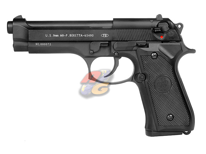 Bell Full Metal M9 GBB ( BK/ with Marking ) - Click Image to Close