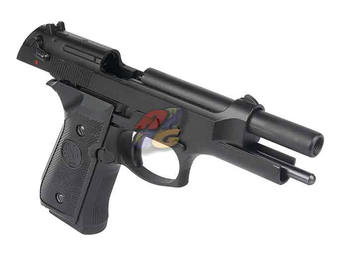 --Out of Stock--Bell Full Metal M9 GBB New Version( BK/ with Marking ) - Click Image to Close