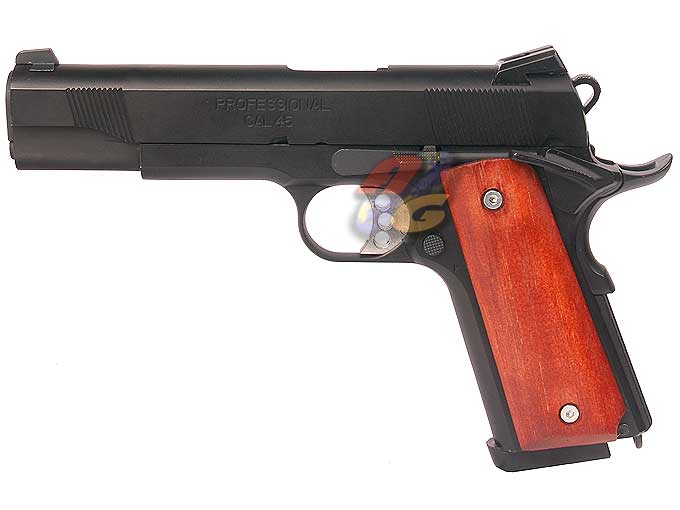 Bell Kimber M1911 Gas Pistol ( Wood Grip ) - Click Image to Close