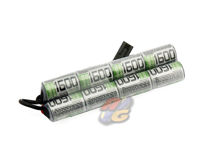 BOL 1600mAh 8 Cells 9.6V Twin Stick Battery - Click Image to Close
