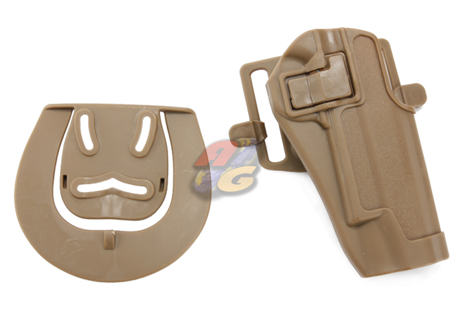 Burst CQC Holster With BeltLoop For 1911 - Tan * - Click Image to Close