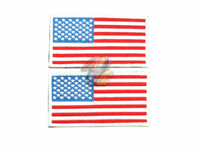 Burst USA Flag Patch (Color) - Click Image to Close