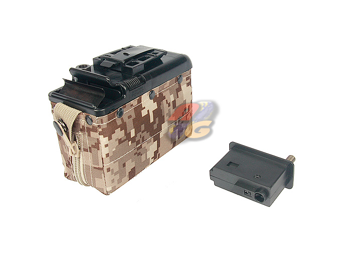 --Out of Stock--Classic Army 1200 Rounds Box Magazine For M249 Series ( Digital Sand ) - Click Image to Close