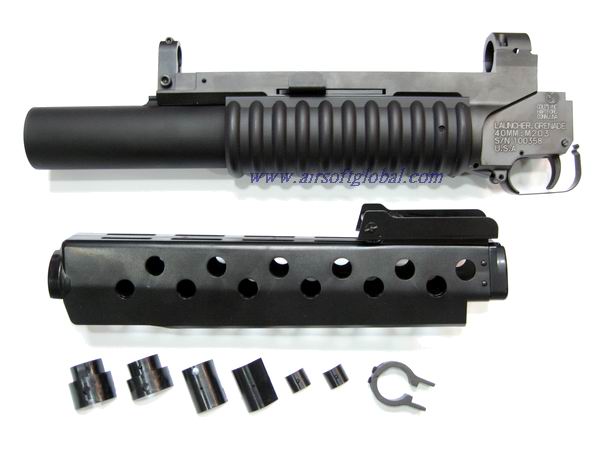 CAW M203 Grenede Launcher Standard Barrel For Marui M16A1/ VN/ A2 - Click Image to Close
