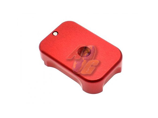 COWCOW Technology G Magazine Base For Tokyo Marui G Series GBB ( Red ) - Click Image to Close