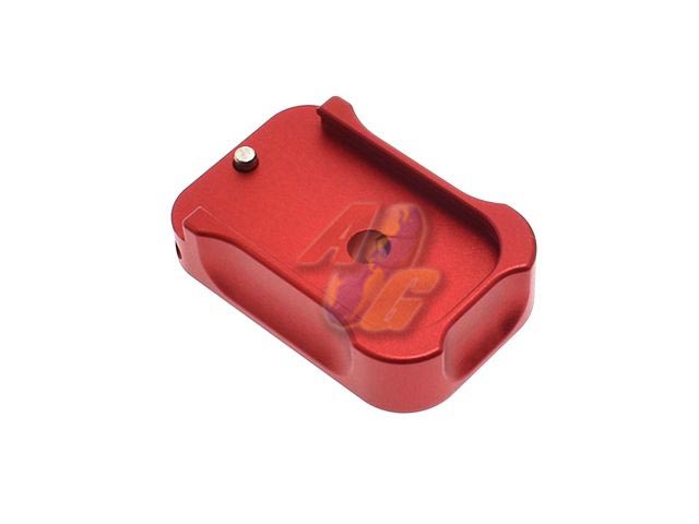 COWCOW Technology G Magazine Base For Tokyo Marui G Series GBB ( Red ) - Click Image to Close