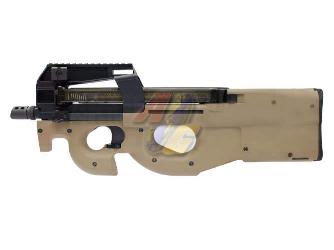 Cybergun FN P90 GBB ( Tan ) ( Licensed ) - Click Image to Close
