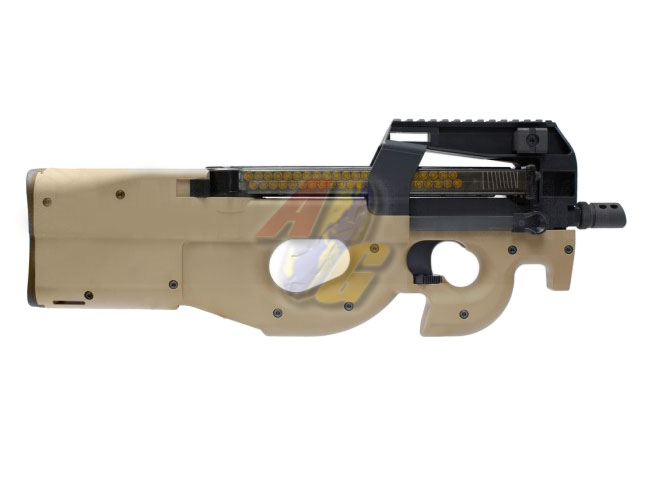 Cybergun FN P90 GBB ( Tan ) ( Licensed ) - Click Image to Close