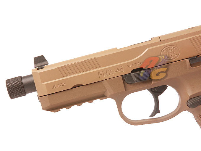 --Out of Stock--Cybergun FNX-45 Tactical Gas Pistol ( Tan ) - Click Image to Close