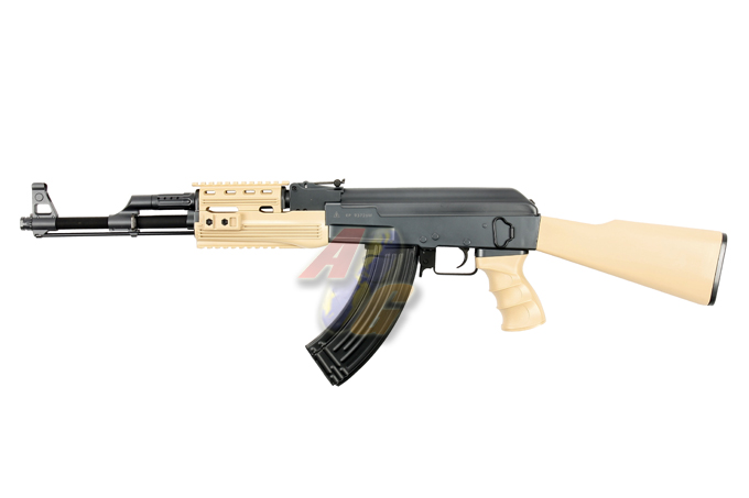 --Out of Stock--CYMA AK 47 Tactical AEG ( TAN ) - Click Image to Close