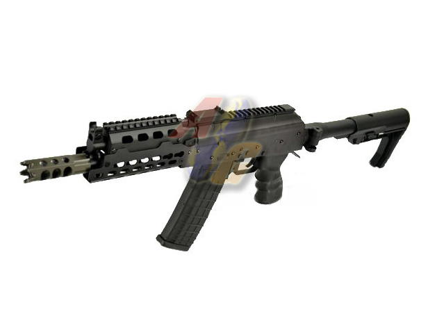 CYMA 160mm KeyMod Handguard AK AEG with with AR-15 Stock - Click Image to Close
