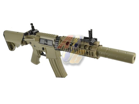 --Out of Stock--CYMA M4 AEG Rifle with Dummy Silencer ( Tan/ CM513 ) - Click Image to Close