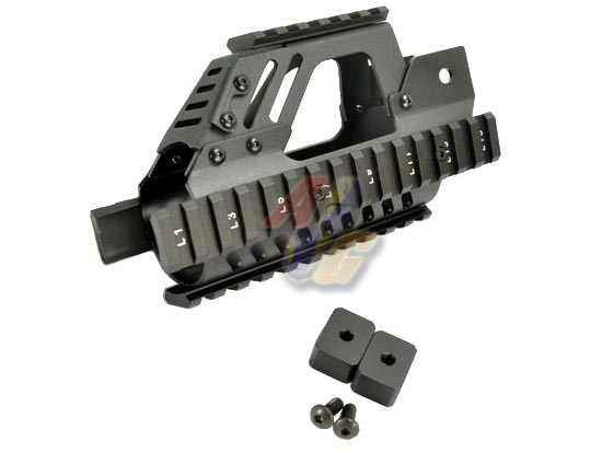 --Out of Stock--CYMA P90 SMG AEG Rifle Tri-Rail Alloy Handguard ( Black ) - Click Image to Close