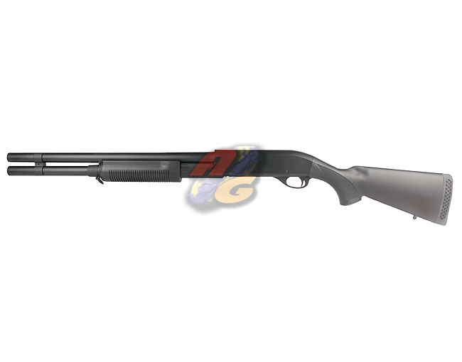 --Out of Stock--CYMA M870 Fixed Stock Air-Cocking Metal Shotgun ( BK ) - Click Image to Close