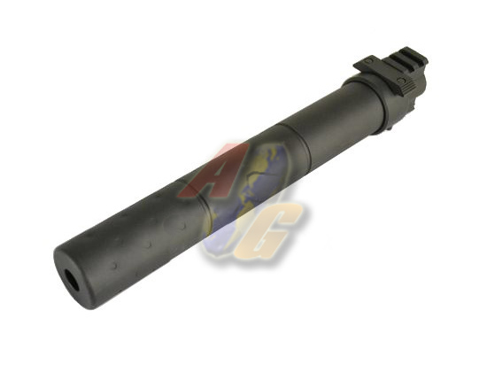 CYMA SR25 Style Mock Suppressor with Gas Block For SR25 AEG/ GBB - Click Image to Close