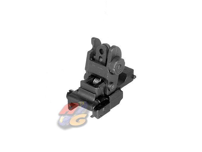 CYMA ARMS Style Adjustable Flip-Up Rear Sight - Click Image to Close