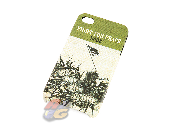 DCHK Water Transfer Outer Shell For IPhone 4 With Screen Protection Film (Father Flag) - Click Image to Close