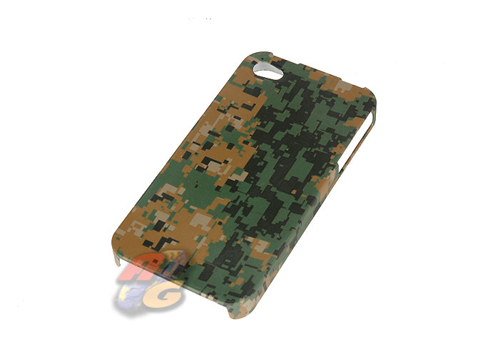 DYTAC Water Transfer Outer Shell For IPhone 4 (Digital WoodLand) - Click Image to Close