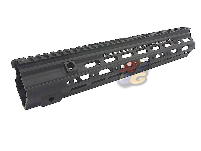 --Out of Stock--DYTAC G Style 14.5inch SMR Rail For Umarex/ VFC HK 416 Series AEG/ GBB ( BK ) - Click Image to Close
