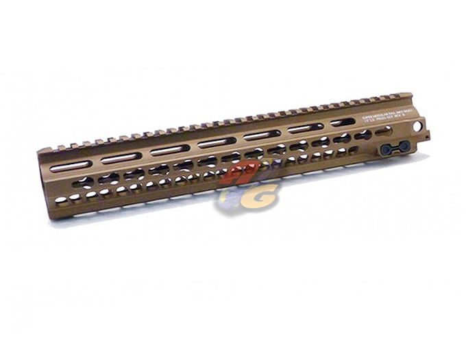 DYTAC G Style SMR MK5 13'' Rail For M4/ M16 Series Airsoft Rifle ( DE ) - Click Image to Close