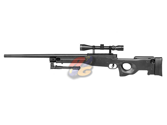 E&C L96 Air Cocking Sniper Rifle (BK) - Click Image to Close