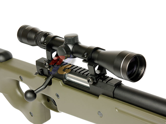 E&C L96 Air Cocking Sniper Rifle (OD) - Click Image to Close