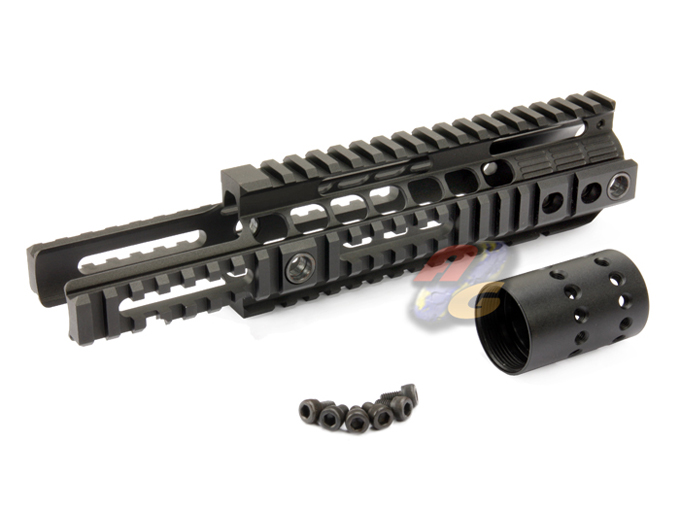 Element Fire Pig Style Free Float 10 Inch Handguard Open Top - Click Image to Close