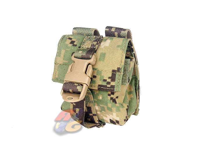 Emerson Gear LBT Style Modular Single Frag Grenade Pouch ( Digital Wood Land ) - Click Image to Close
