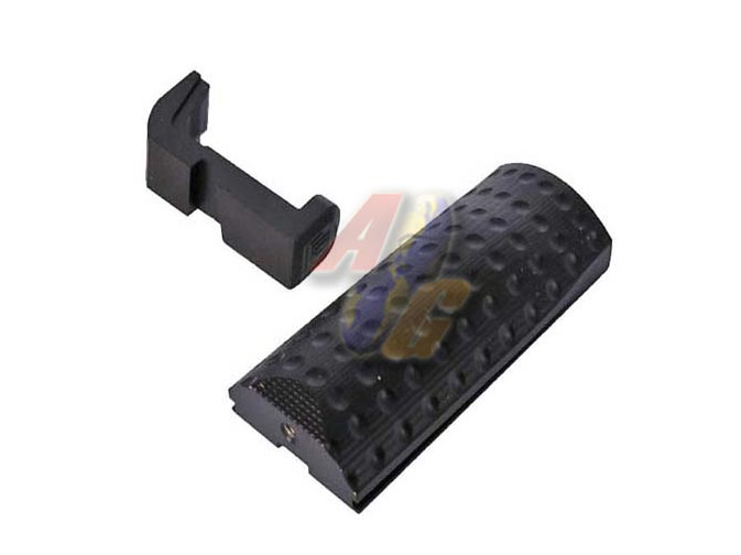 EMG SAI BLU Compact Backstrap and Magazine Catch Kit ( Iron Gray ) - Click Image to Close