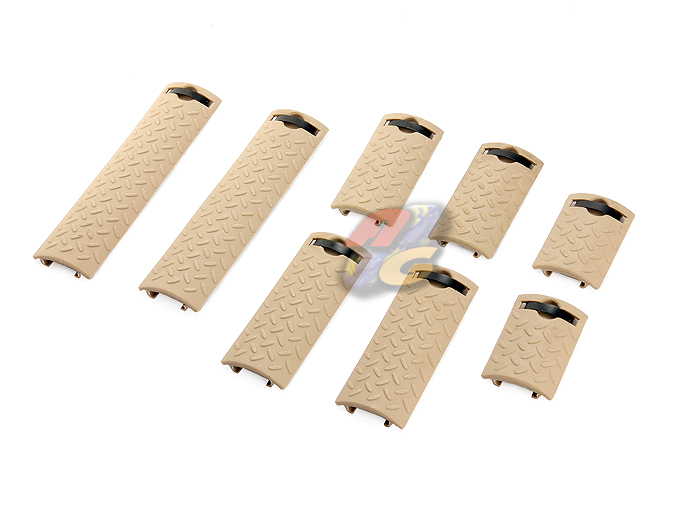 --Out of Stock--Energy Skidproo Rail Cover Set (Tan, 8 Pcs) - Click Image to Close