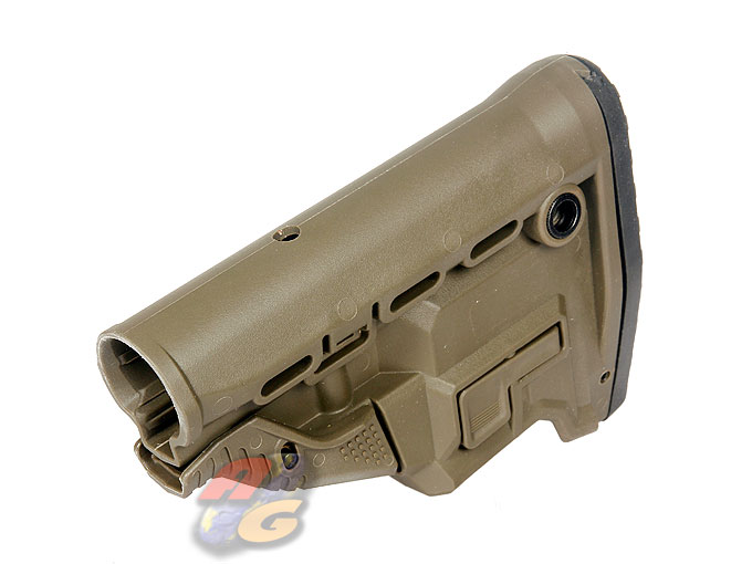 FAB M4 'SURVIVAL' Buttstock with 'BUILT-IN' Magazine Carrier ( OD ) - Click Image to Close