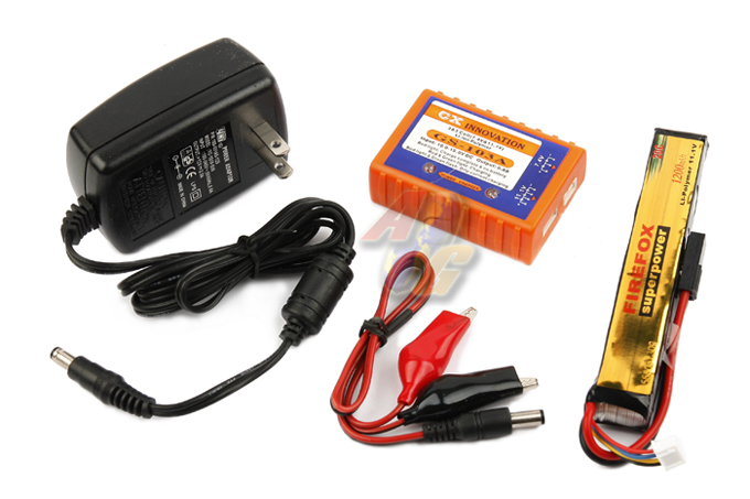 --Out of Stock--Firefox 11.1v 1200mah (20 C) Li-Polymer Battery Pack ( Short ) With Charger Set - Click Image to Close